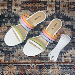 Pashion Footwear Multi Rope Slides